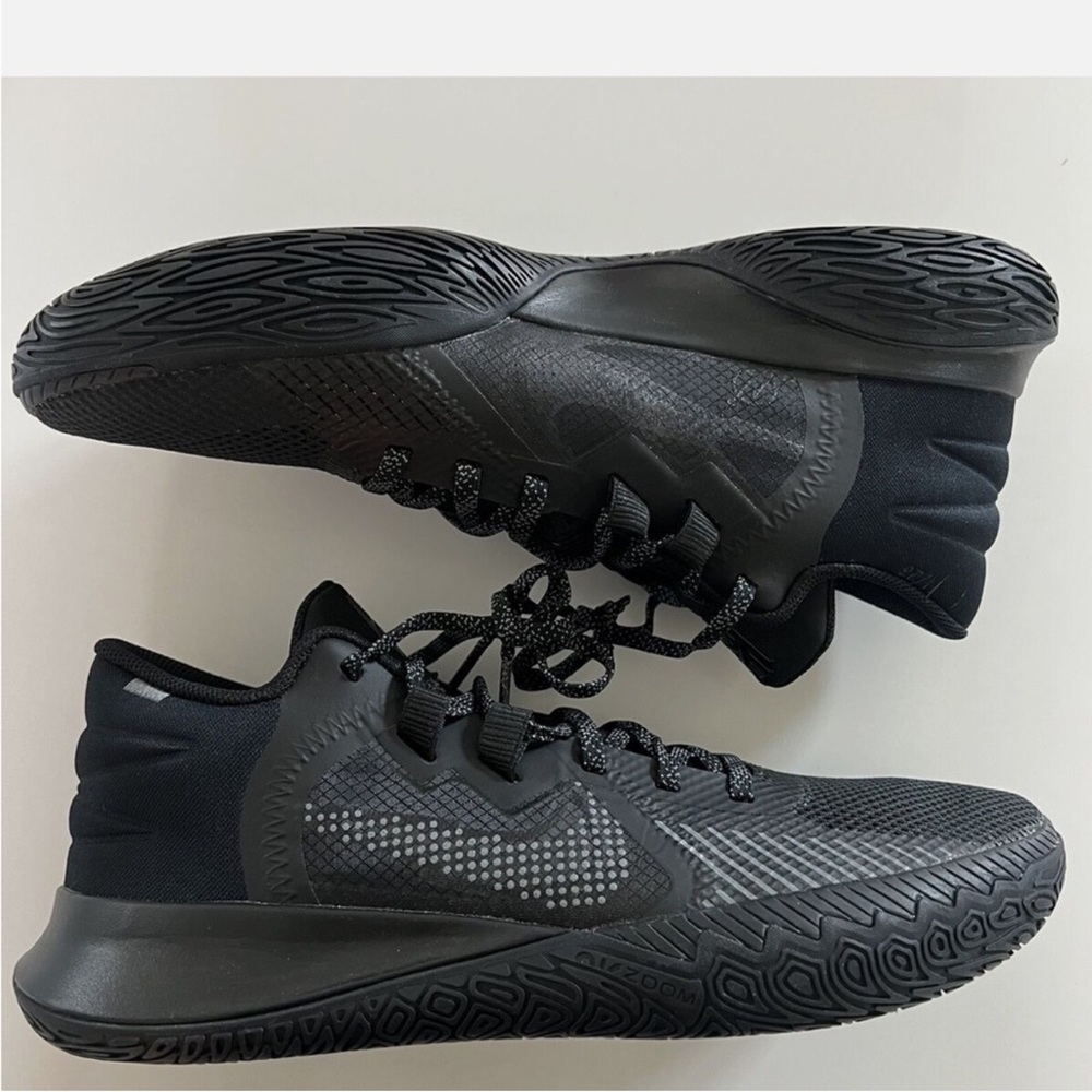 Nike Black Athletic Shoes with Modern Knit Design